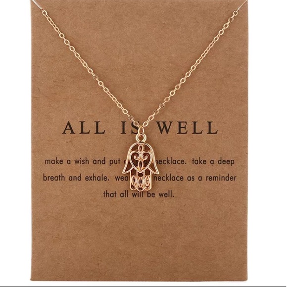 citytoseaside Jewelry - Gold Hamsa Necklace